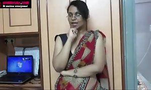 Horny lily giving indian porn lesson far youthful students