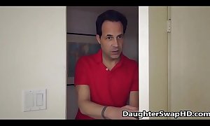 Blonde teen fucks dad's henchman - daughterswaphd.com