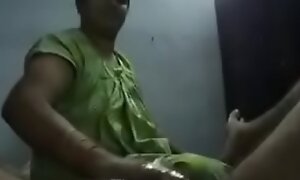 Telugu aunty hand job