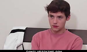 FamilyDicking.com - Cute Teen Boy Dissemble Nipper Disciplined By Dissemble Daddy Hate proper be worthwhile for Rejected Grades - Bunting Bailey, Brian Bonds
