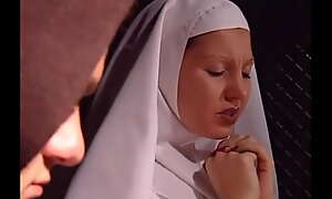 Youthful nun Lassie Rox drilled by monastic