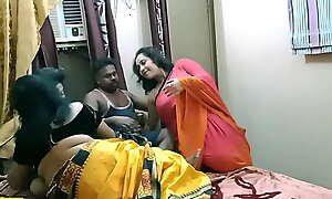 Indian Bhabhi shared will not hear of with us!! Best hindi hardcore prepare making love
