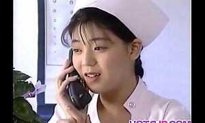 Eri Ueno be enamoured of is drilled on clinic confines