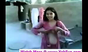 youthful indian girl hither the same spirit titties with the addition of lusty cleft