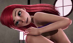 Redheaded To sum up Mermaid Ariel acquires creampied diacritic from Jasmine - Disney Porn