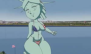 Somebody of Liberty xxx Tansau (Porn Animation, Eighteen )
