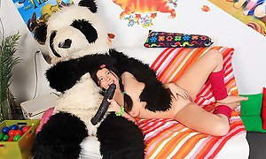 Party with a teddy hold to over hot sex